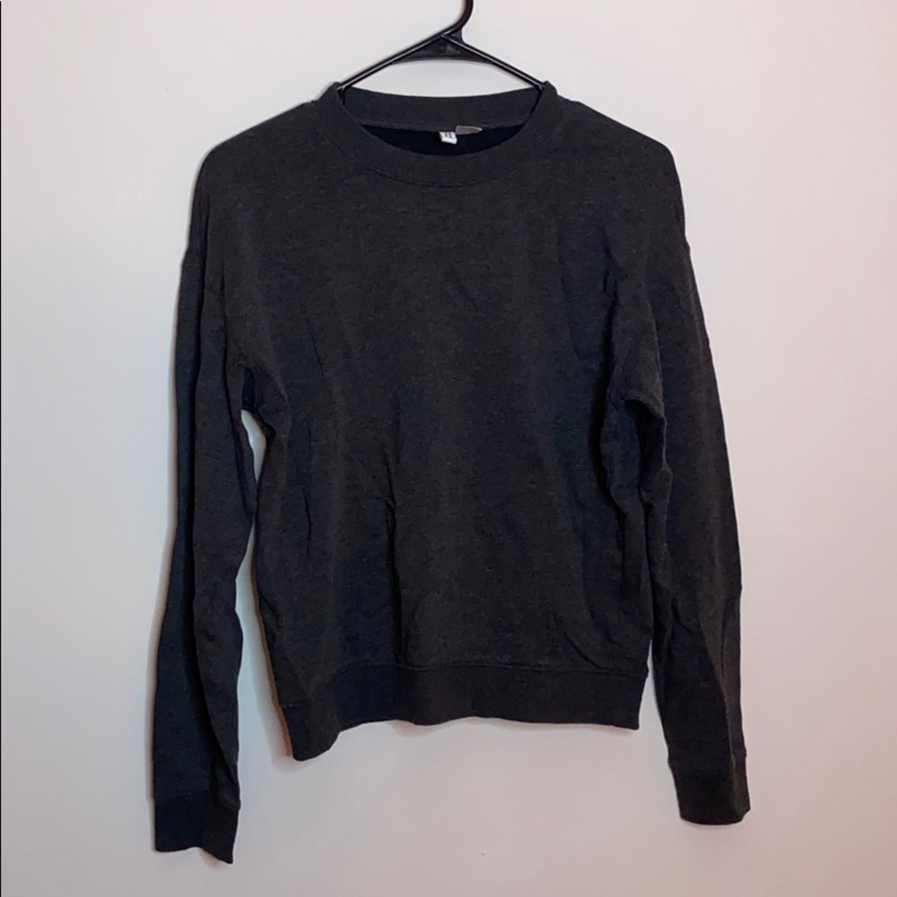Grey crew neck